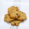 Biscuit sans gluten à la farine de pois chiche, noisette et cramberries