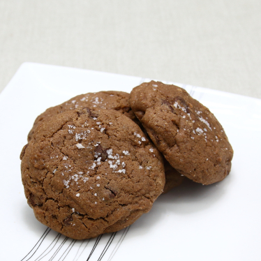 Cookie tout chocolat noir au sel de Gruissan