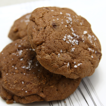 Cookie tout chocolat noir au sel de Gruissan