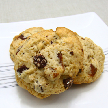 Cookie abricot séché et pépite de chocolat noir