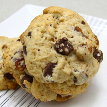 Cookie abricot séché et pépite de chocolat noir