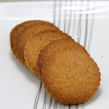 Biscuit sans gluten à la farine de sarrasin, farine de noix de coco et graines de chia