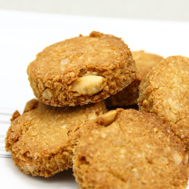 Biscuit sans gluten noix de coco, poudre d'amendes, cacahuètes, noix de cajou